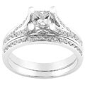 14k White Gold 3/4ct TDW Diamond Wedding Ring (HI, I1)
