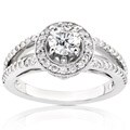 14k White Gold 1ct TDW Round Diamond Wedding Ring (G-H, I1-I2)