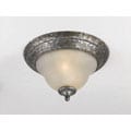 Monaco Forged Iron 2-light Flush-mount Fixture