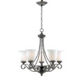 Monaco Forged Iron 5-light Chandelier