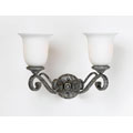 Monaco Forged Iron Two Light Vanity