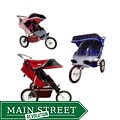 BeBeLove USA Evolution Double Jogger Stroller