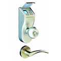 Fingerprint Silver Finish Deadbolt Lock - Universal