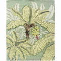 Hand-tufted Brilliance Green Wool Rug (3'6 x 5'6)