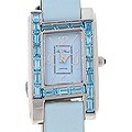 Lucien Piccard Diana Blue topaz gemstone watch