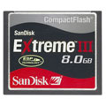 SanDisk 8GB Extreme III Compact Flash Memory Card