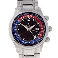Lucien Piccard Dual Time Black Dial World Watch