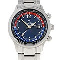 Lucien Piccard Dual Time Blue Dial World Watch