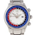 Lucien Piccard Dual Time White Dial World Watch