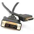 Black 14.75-foot HDMI-DVI Cable