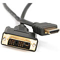 Black 6.5-foot HDMI-DVI Cable