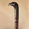 Wooden Eagle Head Walking Stick (Indonesia)