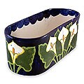 Ceramic Calla Lilies Planter (Mexico)