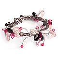 Garnet and Rose Quartz Bracelet (Thailand)