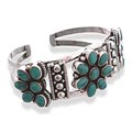 Turquoise Summer Wildflowers Bracelet (India)