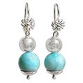 Amazonite Star Bouquet Earrings (Peru)