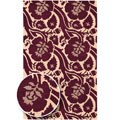 Hand-tufted Etawah Collection Wool Rug (9' x 13')