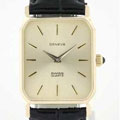 Geneve Men's Solid 14k Gold Watch