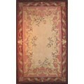 Hand-tufted Tuscany Winter Glow Burgundy Wool Rug (4'10 x 7'10)