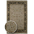 Hand-Knotted Koshi Wool Rug (5'6 x 8'6)