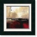 Maitland Symphony in Red & Khaki I Framed Art Print