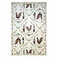Power-woven Veranda Contemporary Rug (3'9 x 5'4)