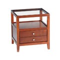 Davenport Cherry 1-drawer End Table