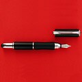 Sensa Meridian Medium Tip Black Fountain Pen