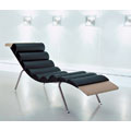 Spruce Curved Chaise Lounger