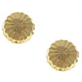 14k Yellow Gold 4 mm Dome Stud Earrings