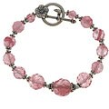 Balinese Style Cherry Quartz Bracelet