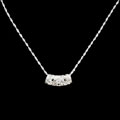Flower Tube Silver Necklace (China)