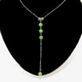 Tibetan Silver Beaded Necklace (China)