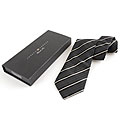 Joseph Abboud Black Tie Silk Formal Neck Tie