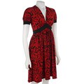 London Times Banded Empire Dress