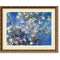 Vincent Van Gogh l'Ammandier en Fleur Framed Art Print