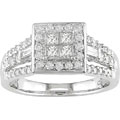 14k White Gold 1ct TDW Princess Diamond Engagement Ring (G-H-I, I1)