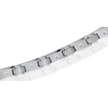Men's Tungsten Carbide and Diamond Bracelet