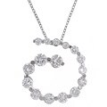 Sterling Silver CZ Circle of Life Journey Pendant