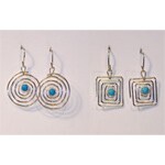 Handcrafted Spiral Earrings (Native American)