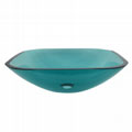 GreenTempered Glass Vessel Lavatory Sink