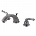 Vintage Nickel Widespread Lavatory Faucet
