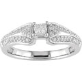 14k White Gold 1/2ct TDW Diamond Engagement Ring (G-H-I, SI2-I1)