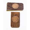 Handcrafted Indian Head Penny Money Clip (Native American)