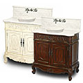 Chateau 38-inch Satin Nickel Trimmed Vanity