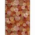 Machine-made Red Motions Rug (5'3 x 7'5)
