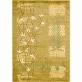 Machine-made Motions Gold Runner (2'3 x 8')
