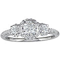 14k White Gold 3/4ct TDW Round Diamond Ring (G-H/ I1)