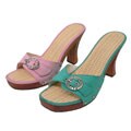 Journee Collection Wood Slide Sandals