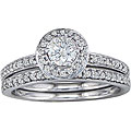 14k White Gold 1/2ct TDW Diamond Bridal Ring Set (G-H/ I1)